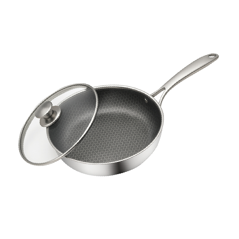 Tycoon Food Grade SS Honey Comb Fry Pan